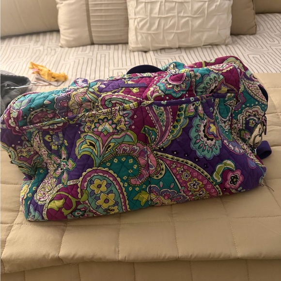 Vera Bradley Paisley Travel Bag - Picture 2 of 3